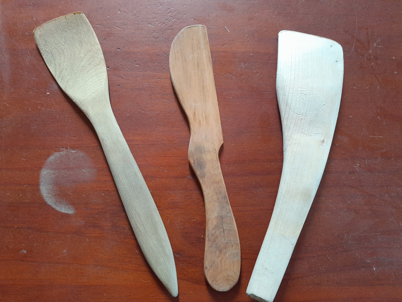 Uulki Wooden Cooking Spoons Set from Cherry Wood (5 pieces) - Uulki